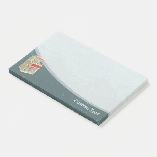 Grunge Jukebox Post-it® Notes (Schuin)