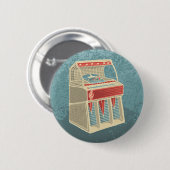 Grunge Jukebox Ronde Button 5,7 Cm (Voorkant /achterkant)