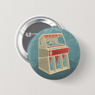 Grunge Jukebox Ronde Button 5,7 Cm