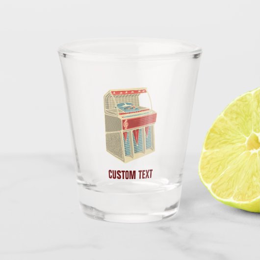 Grunge Jukebox Shot Glas (Voorkant)