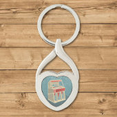 Grunge Jukebox Sleutelhanger
