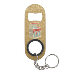 Grunge Jukebox Sleutelhanger Flessenopener