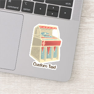 Grunge Jukebox Sticker
