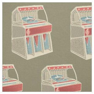 Grunge Jukebox Stof