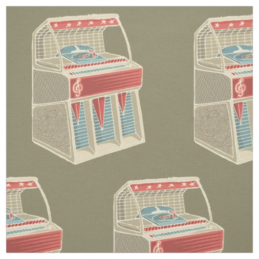 Grunge Jukebox Stof (Swatch)