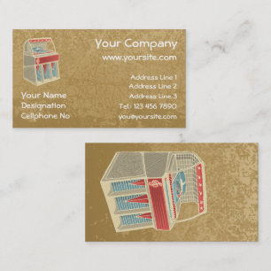 Grunge Jukebox Visitekaartje