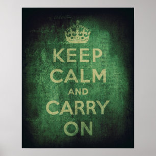 Grunge Keep Calm Poster