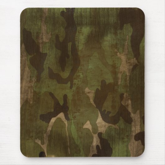 Grunge Kijk Camoflage - Mousepad Muismat (Voorkant)