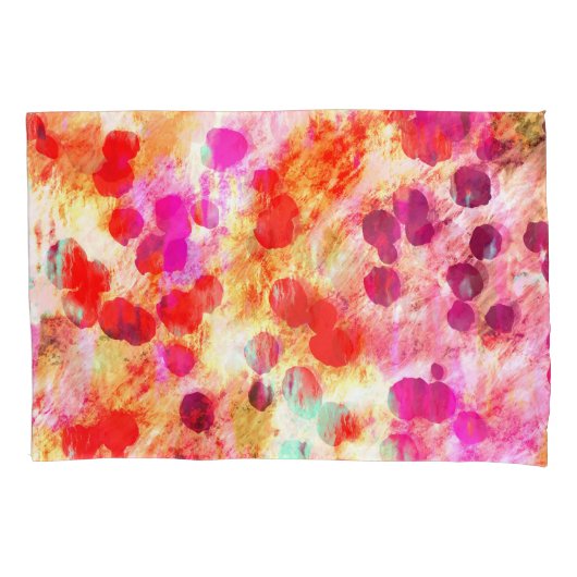 Grunge kleur dot textuur achtergrond kussensloop (Voorkant)
