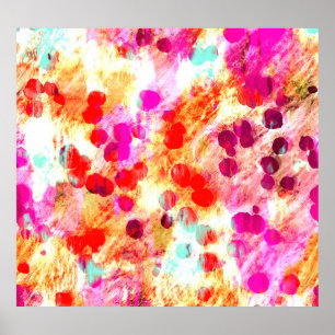 Grunge kleur dot textuur achtergrond poster