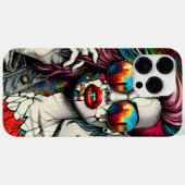 Grunge Kunst | Gebroken Vrouw Abstract Case-Mate iPhone Case (Achterkant (horizontaal))