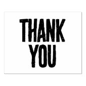 Grunge Large Bedankt Rubberstempel (Afrduk)