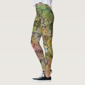 Grunge Leggings Floraux (Gauche)