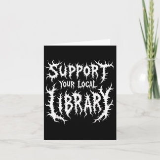 Grunge Lezen Ondersteuning Lokale Bibliotheek Goth Kaart