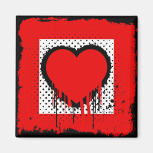 Grunge liefde magneet