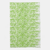 Grunge Lime Green Pattern - Summer Abstract Decor Theedoek (Verticaal)