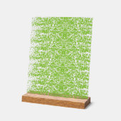 Grunge Lime Texture verte (Angle)