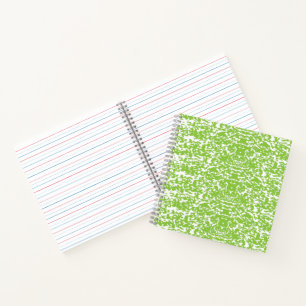 Grunge Limegroene Textuur Notitieboek