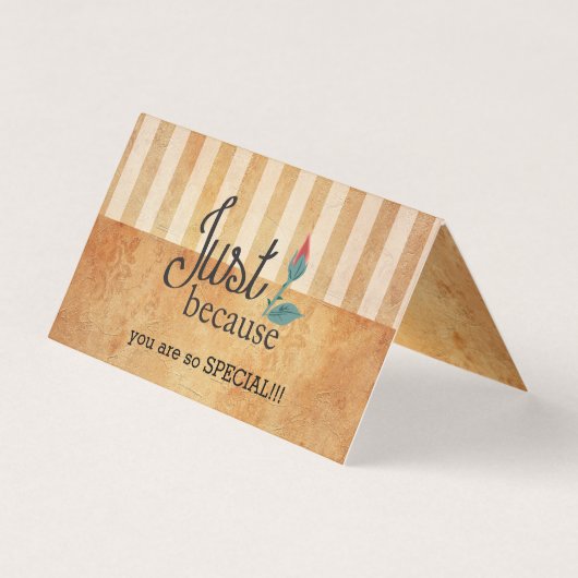 Grunge  Linde Stripes | Alleen omdat Kaart (Voorkant)