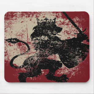 Grunge Lion King Mousepad Muismat