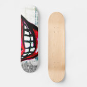Grunge Lips Skateboard (Voorkant)