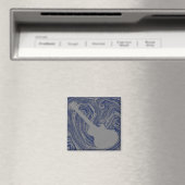 Grunge Magnet de guitare, Royal Blue (In Situ (Lave-vaisselle))