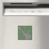 Grunge Magnet de guitare, vert (In Situ (Lave-vaisselle))