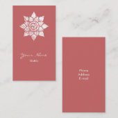 Grunge Mandala Visitekaartje (Voorkant / Achterkant)