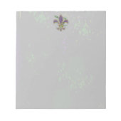 Grunge Mardi Gras Notitieblok (Voorkant)