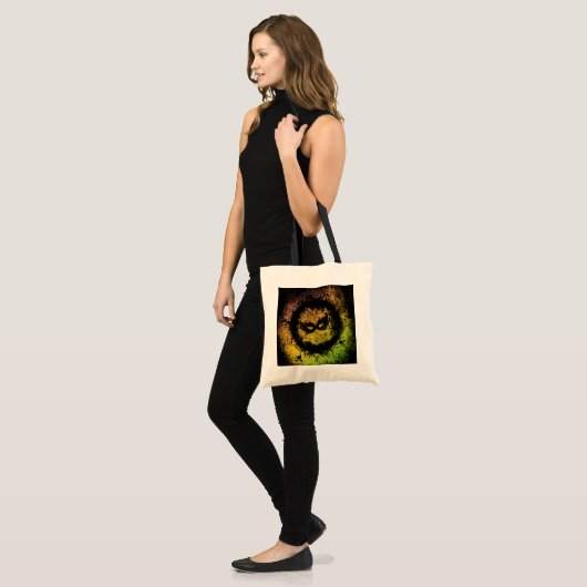Grunge Mardi Gras Tote Bag (Voorkant (model))