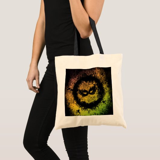 Grunge Mardi Gras Tote Bag (Voorkant (product))