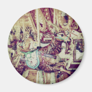 Grunge Merry-Go-Round Goat Magneet