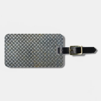 Grunge Metal Grate Bagagelabel