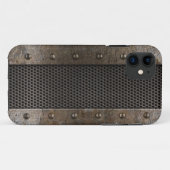 Grunge metalen achtergrond Case-Mate iPhone case (Achterkant (horizontaal))