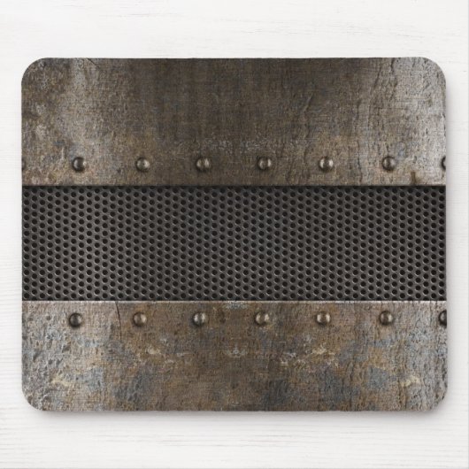 Grunge metalen achtergrond muismat (Voorkant)