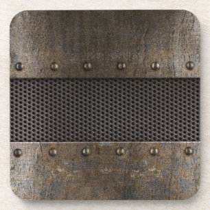 Grunge metalen achtergrond onderzetter
