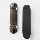 Grunge metalen achtergrond skateboard (Voorkant)