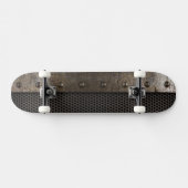 Grunge metalen achtergrond skateboard (Horizontaal)