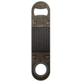 Grunge metalen achtergrond speed flessenopener (Achterkant)