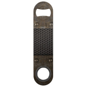 Grunge metalen achtergrond speed flessenopener