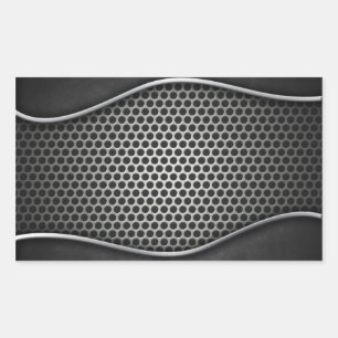 Grunge metalen sticker