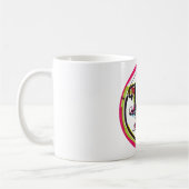 Grunge Mok halve symboolkoffie (Links)