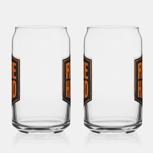 Grunge Motorcycle "Ride Hard" Shield (Gauche)