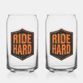 Grunge Motorcycle "Ride Hard" Shield (Verso)