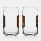 Grunge Motorcycle "Ride Hard" Shield Blikvorm Glas (Links)