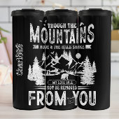 Grunge Mountain Scripture Love Design Thermosbeker