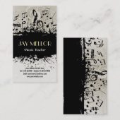 Grunge Music Visitekaartje (Voorkant / Achterkant)