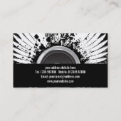 Grunge Music Visitekaartje (Achterkant)