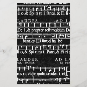 grunge muzieknoten briefpapier