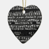 grunge muzieknoten keramisch ornament (Links)